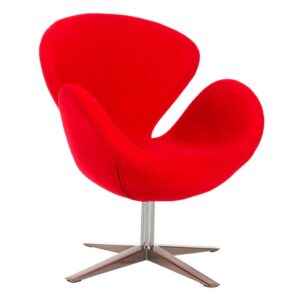 Vista sillon Lugo cachemir rojo
