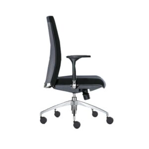 vista lateral silla star negra