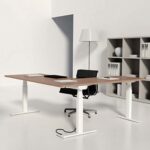 mesa con ala elevables en altura sistema electrico.