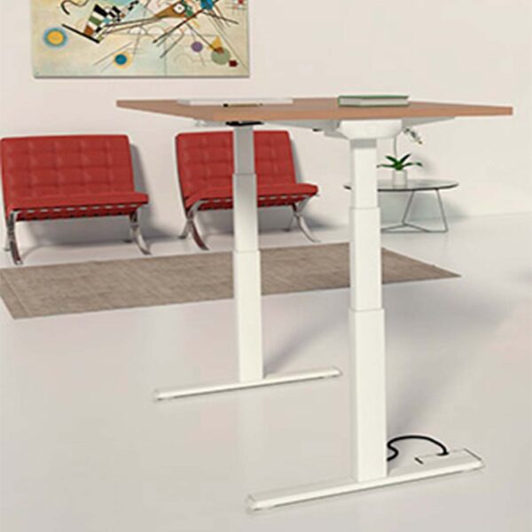 mesa individual elevable en altura sistema eléctrico. colores a elegir.