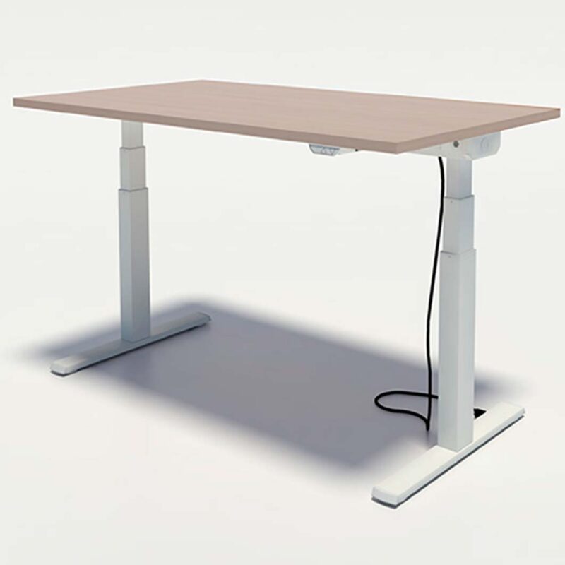 mesa individual elevable en altura sistema eléctrico. colores a elegir.
