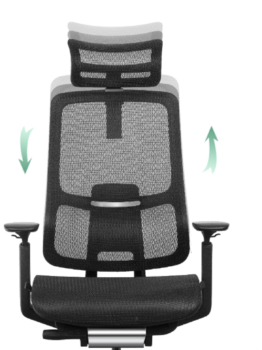 Mecanismo para ajustar el respaldo de una silla de oficina